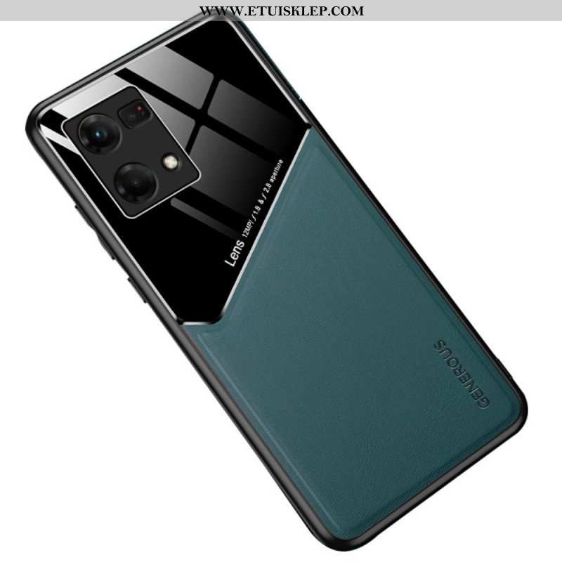 Etui do Oppo Reno 7 Wysokiej Jakości Sztuczna Skóra